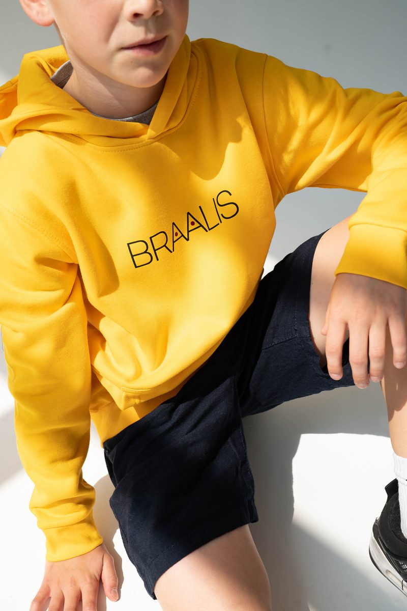 Sweatshirt (hoody) with BRAALIS logo, kids - Image 4