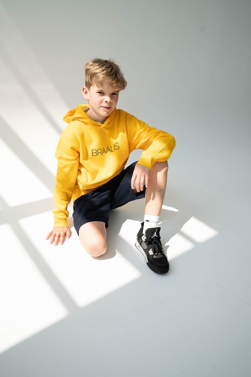 Sweatshirt (hoody) with BRAALIS logo, kids