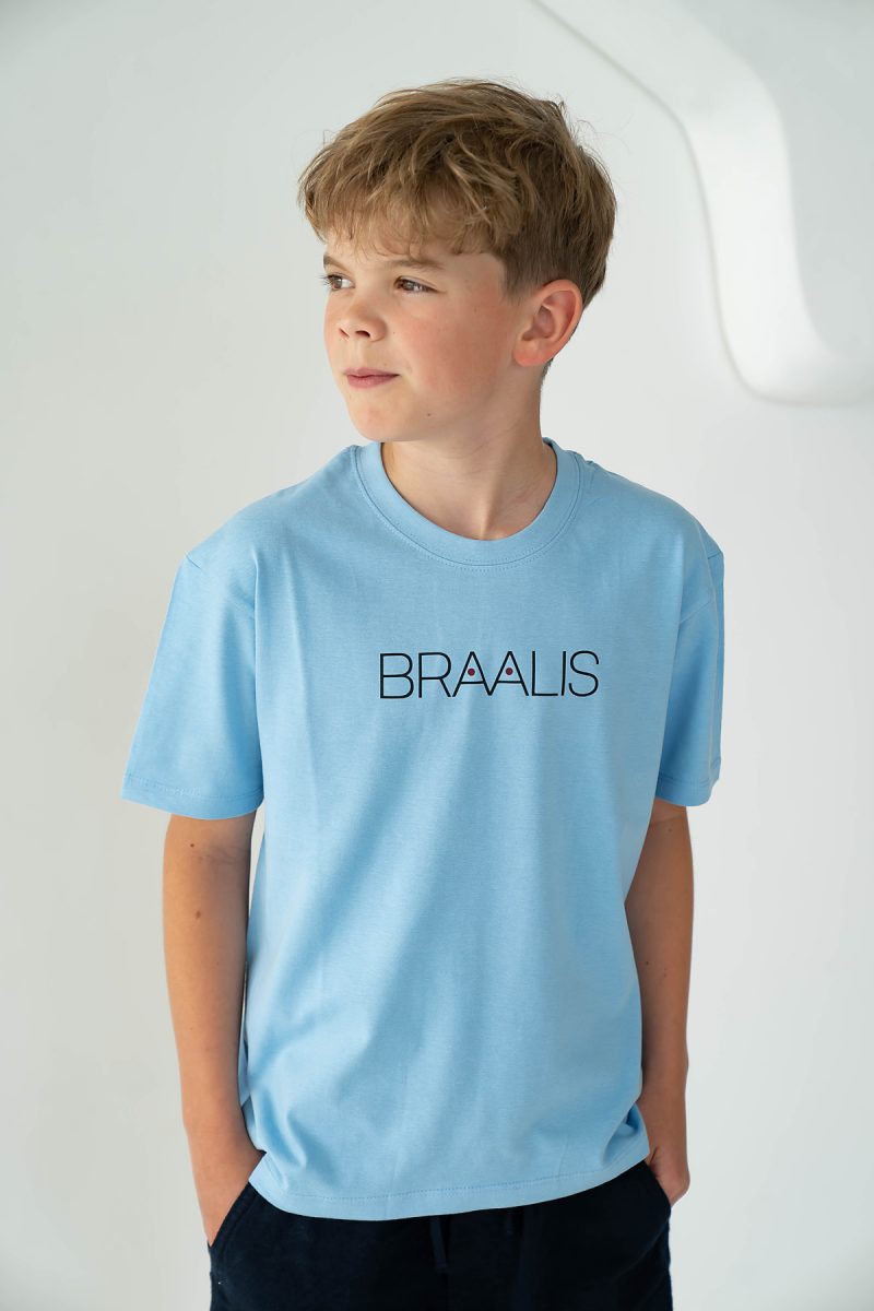 T krekls bērniem ar uzrakstu BRAALIS