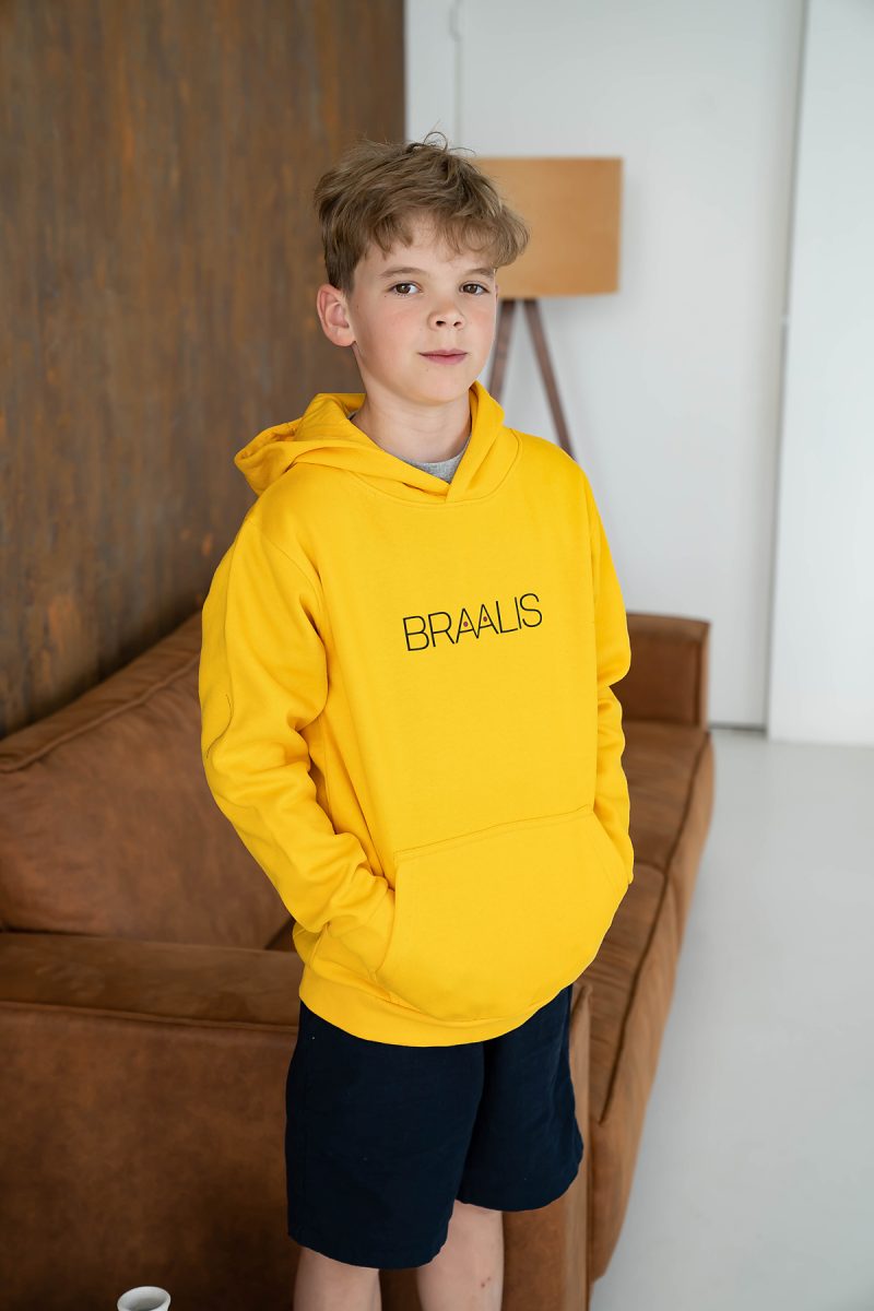 Sweatshirt (hoody) with BRAALIS logo, kids - Image 7