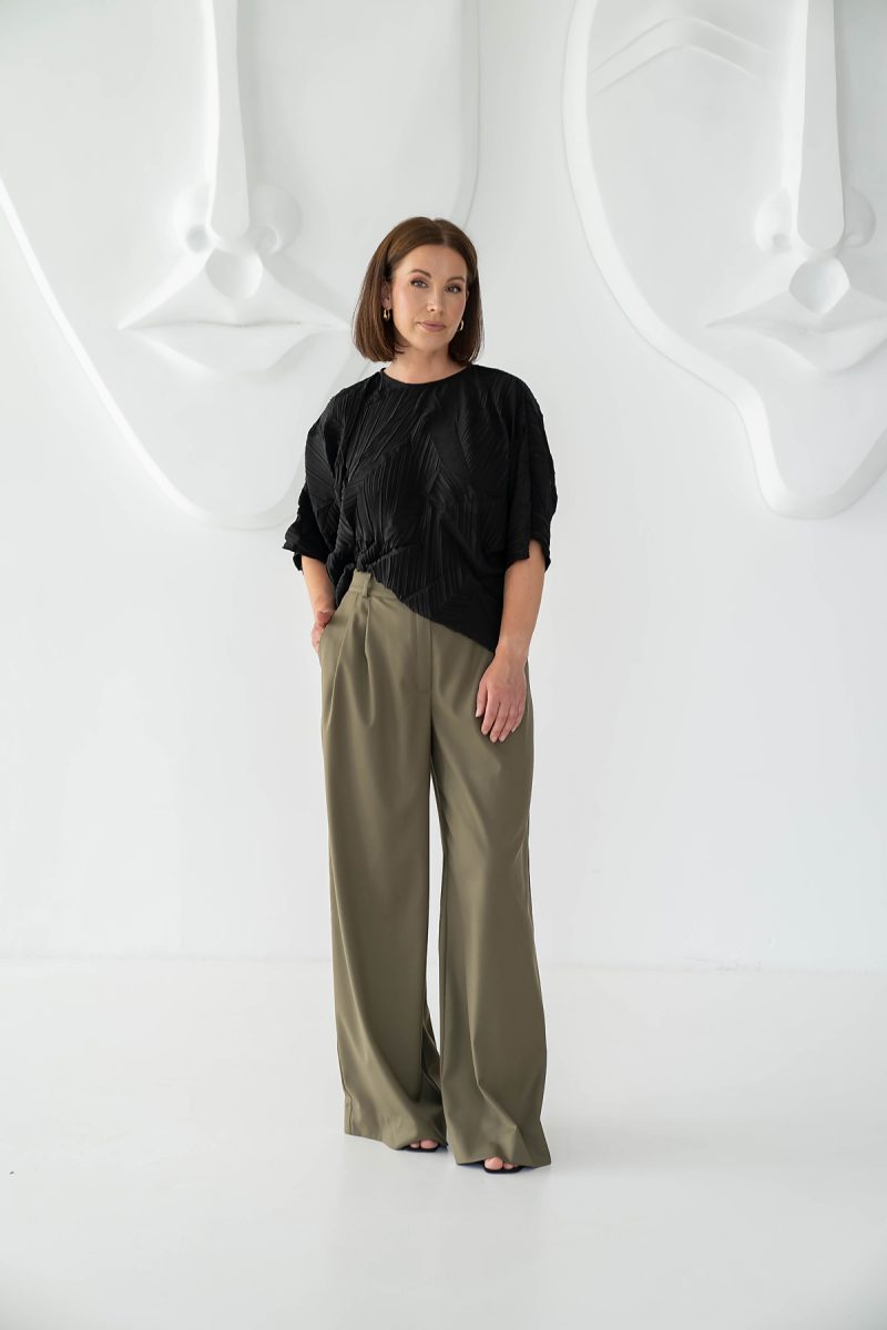 High waisted palazzo pants