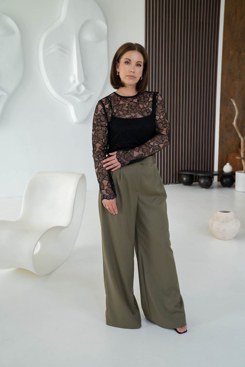 High waisted palazzo pants - Image 12