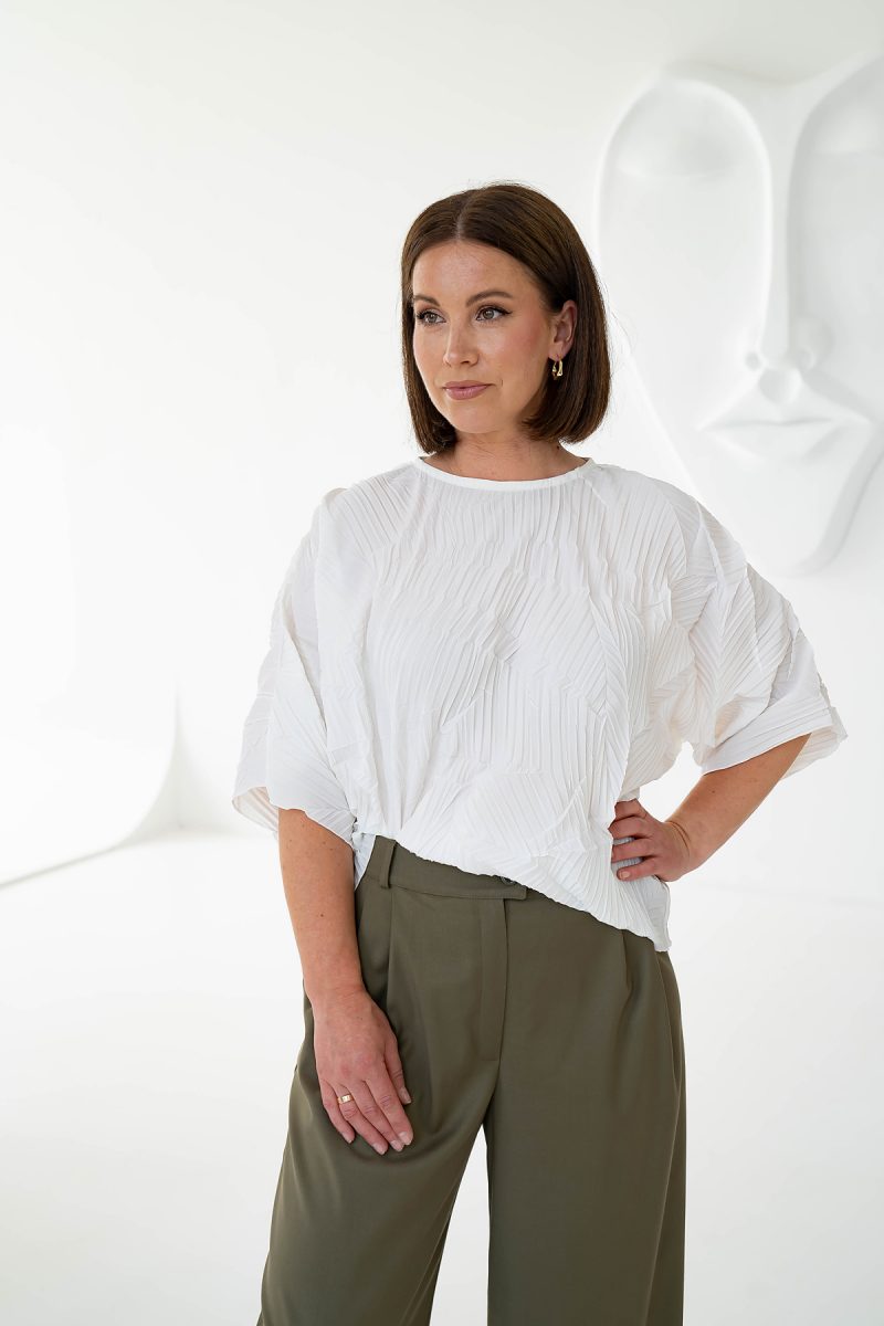 EVA top- white