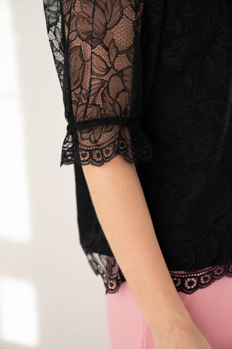 ELLA lace blouse-black - Image 4